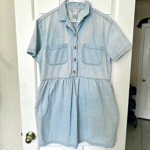 Light Blue Denim Dress